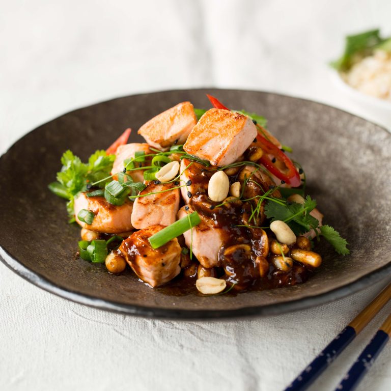 Kung Pao Huon Salmon