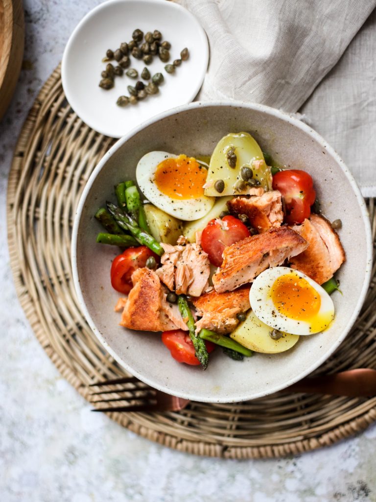 Huon Salmon Asparagus Salad