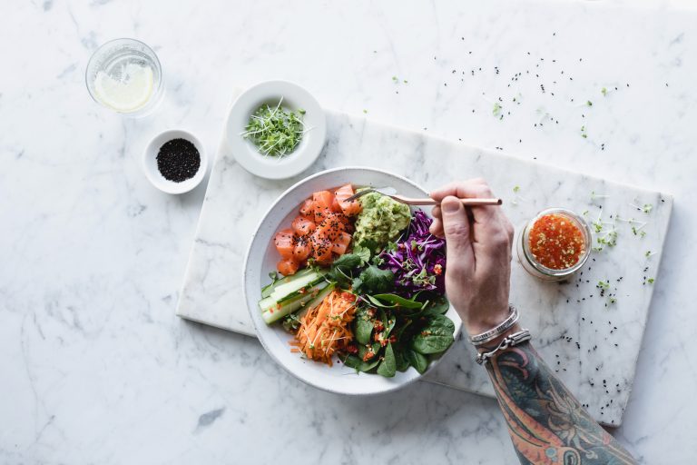 Spicy Huon Salmon Poke Bowl