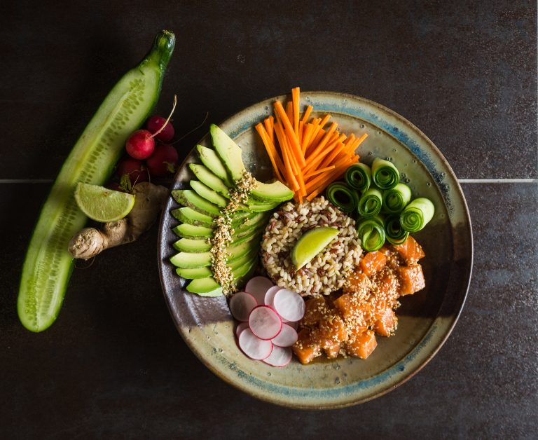 Huon Salmon Poke Bowl