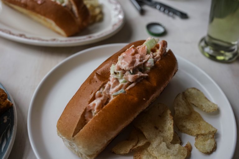 Hot Smoked Huon Salmon Rolls