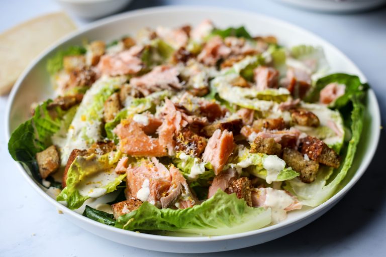 Huon Salmon Caesar Salad