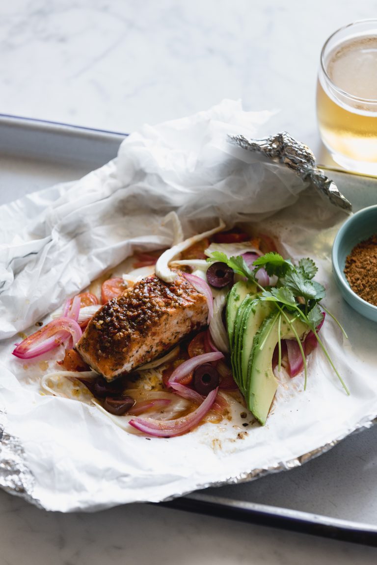 Fajita Salmon Parcel