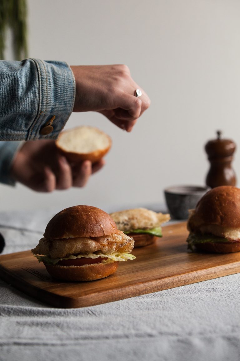 Huon Salmon Tempura Sliders