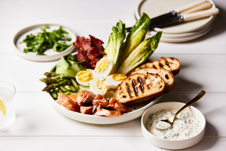 Hot Smoked Salmon Salad