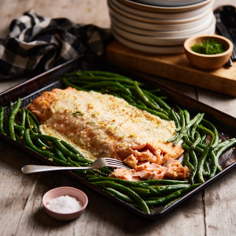 Deconstructed Grilled Huon Salmon Mornay